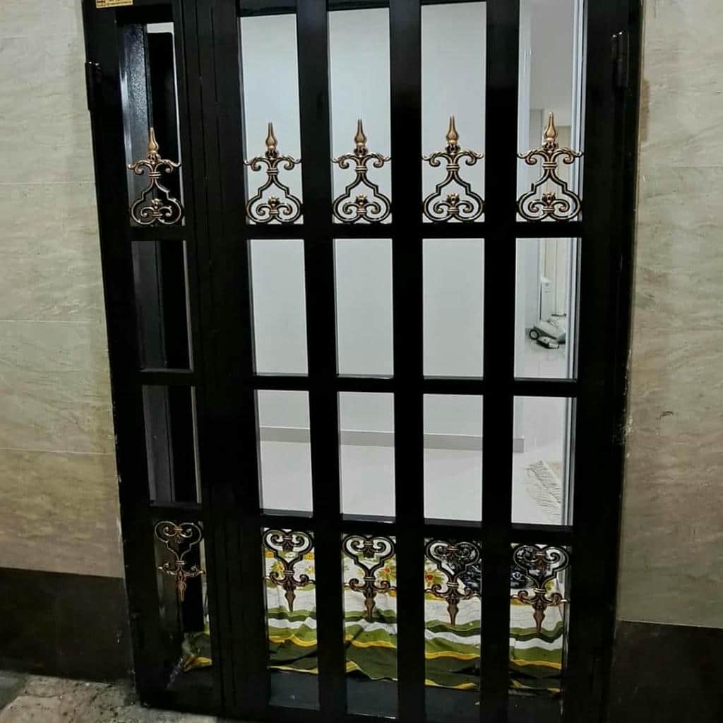تولید حفاظ درب ضد سرقت فلزی با قفل محافظت‌شده