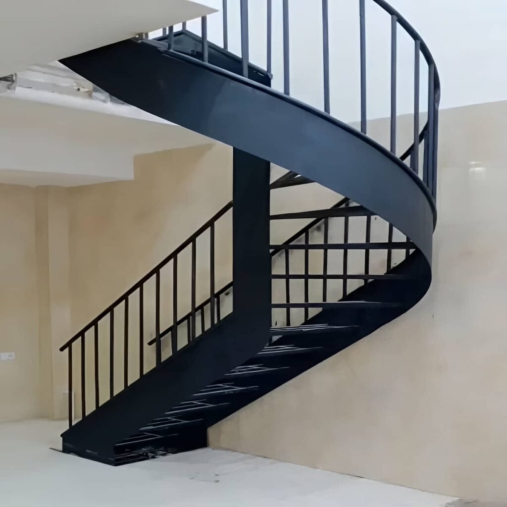 نصب پله گرد آهنی با طراحی مهندسی نصب پله گرد آهنی با طراحی مهندسی