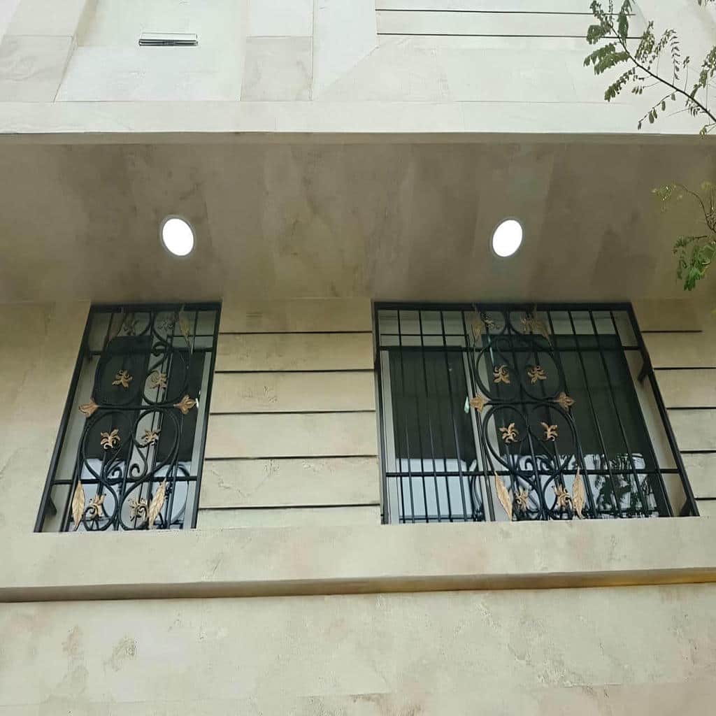 خرید حفاظ پنجره ضد سرقت میله عمودی برای پنجره همکف