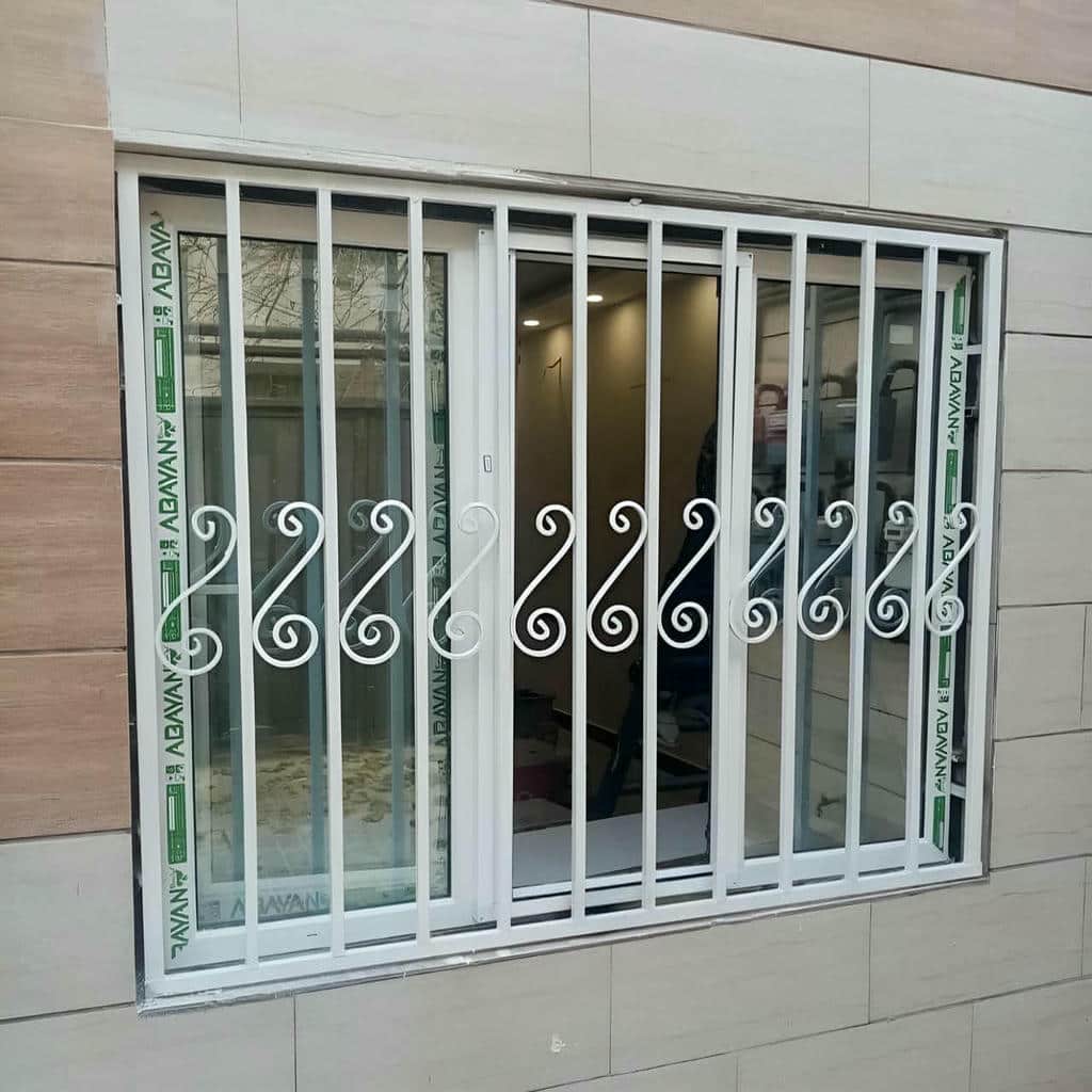 12 مدل حفاظ پنجره آهنی پروفیلی طبقه همکف