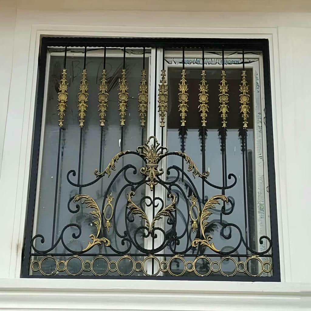 ساخت نرده پنجره فلزی شاسی دار با طرح سفارشی