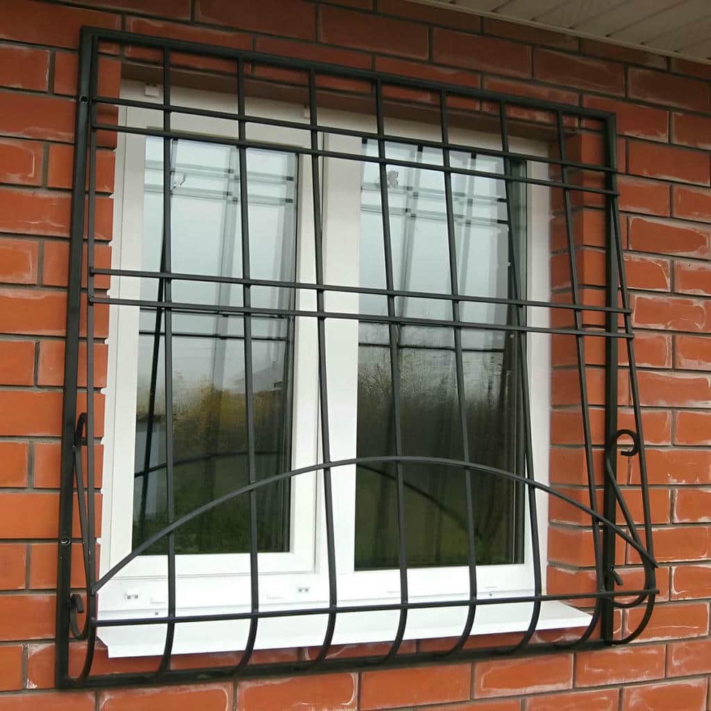 حفاظ پنجره رنگی کوره ای با پوشش بادوام