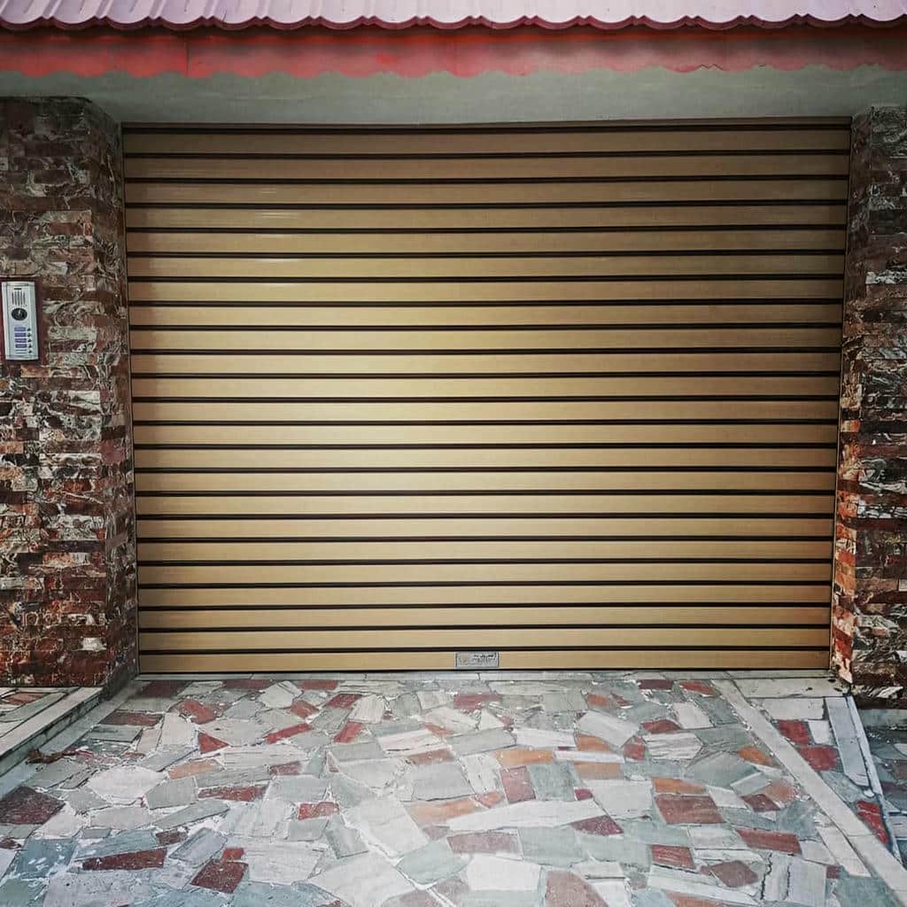 کرکره برقی پارکینگ خودرو با فلاشر هشدار دهنده