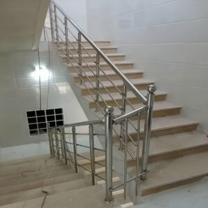 نرده استیل مدرن راه پله نرده استیل مدرن راه پله