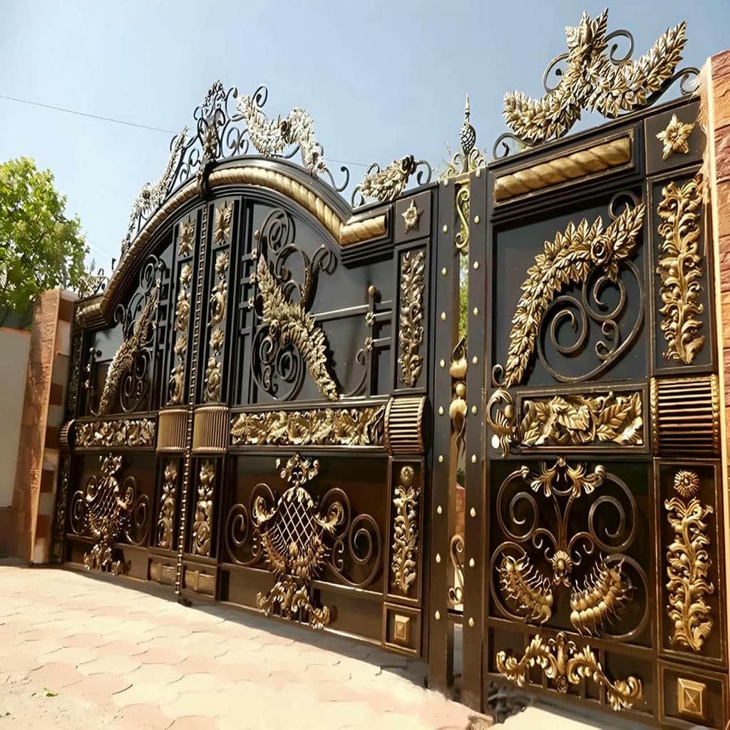 درب حیاط پانل دار مناسب ورودی حیاط