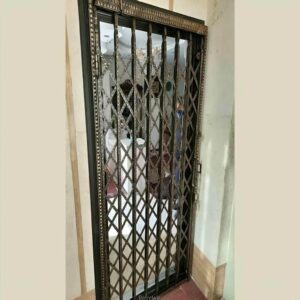 درب آکاردئونی فلزی با ساختار مناسب امنیت ورودی