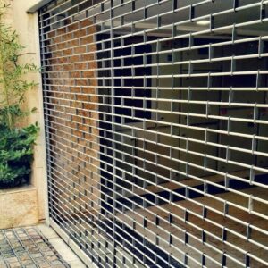 کرکره ضد سرقت با تیغه مقاوم برای امنیت ورودی