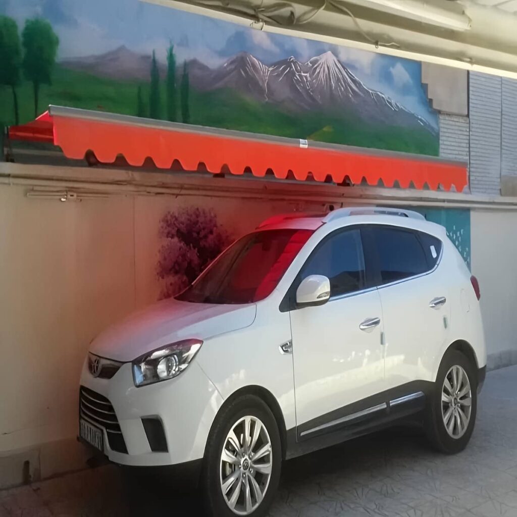 سایبان پارکینگ با ابعاد هماهنگ فضای توقف سایبان پارکینگ با ابعاد هماهنگ فضای توقف