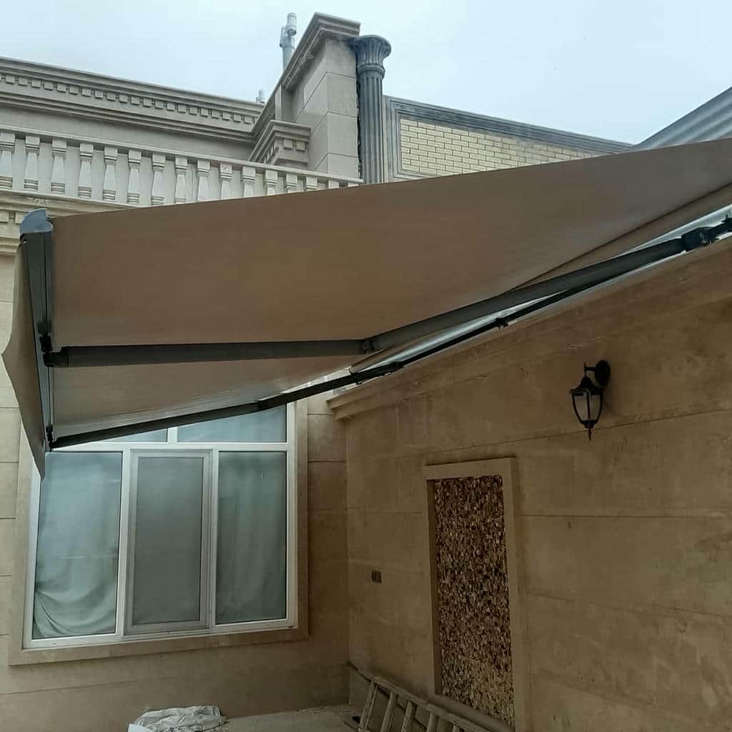سایبان فول باکس با ابعاد هماهنگ مسیر عبور