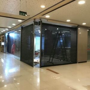 کرکره مغازه آلومینیومی برای واحد تجاری پرتردد