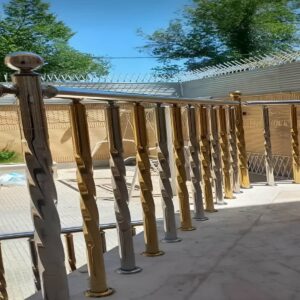 جان پناه بالکن فلزی ایمن برای پروژه های نوساز