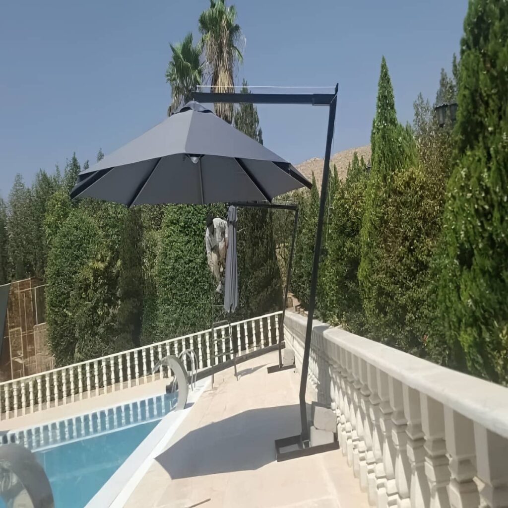 سایبان فول باکس با ابعاد اختصاصی برای فضای پرتردد