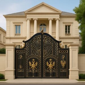 درب ویلا با ابعاد سفارشی برای امنیت ورودی
