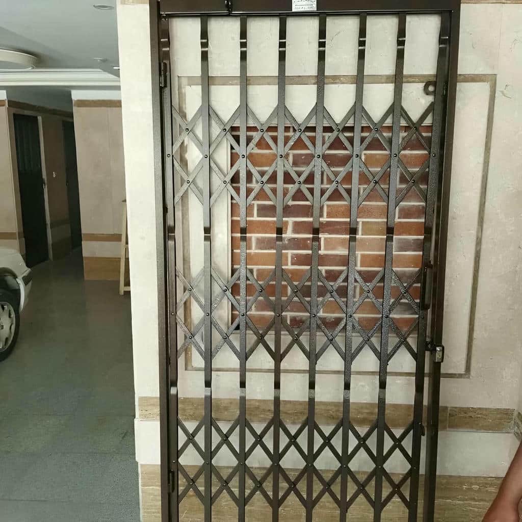 حفاظ آکاردئونی شبکه فلزی ورودی