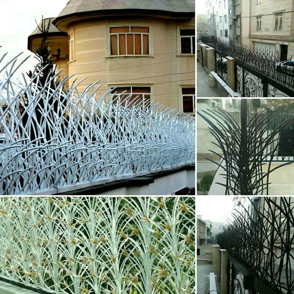 حفاظ دیوار با فرم تزئینی آهنی