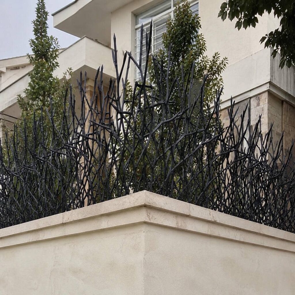 حفاظ دیوار شاخ گوزنی مشکی در استان فارس