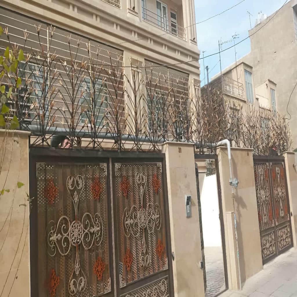 حفاظ دیوار فلزی استان خراسان شمالی با پوشش رنگی