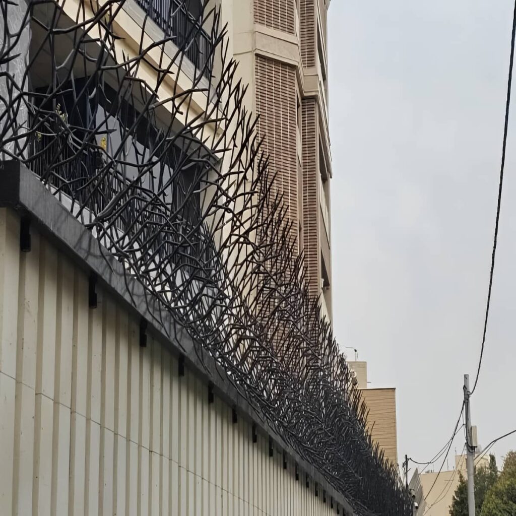 حفاظ سرنیزه ای استان خراسان جنوبی طراحی فلزی حفاظ سرنیزه ای استان خراسان جنوبی طراحی فلزی