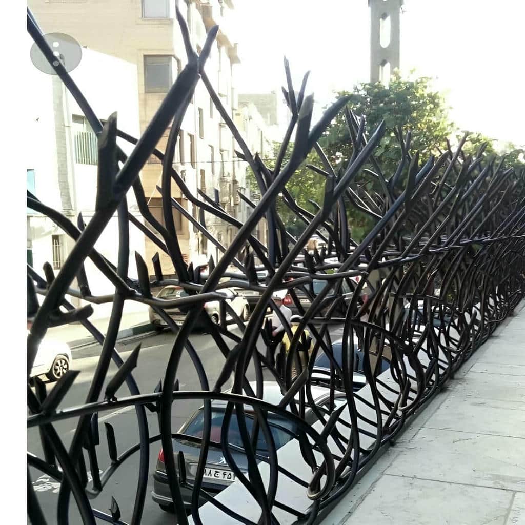 حفاظ شاخ گوزنی با رنگ کوره ای