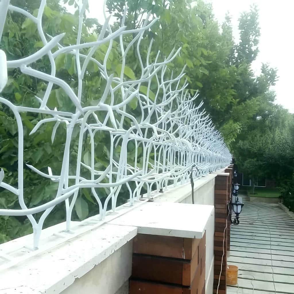 نرده حفاظ دیوار فلزی استان گلستان نمای ساختمان