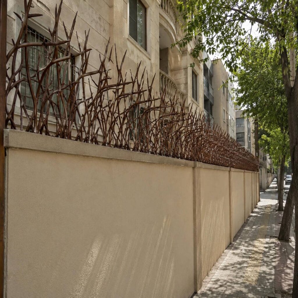 نرده حفاظ دیوار ویلایی