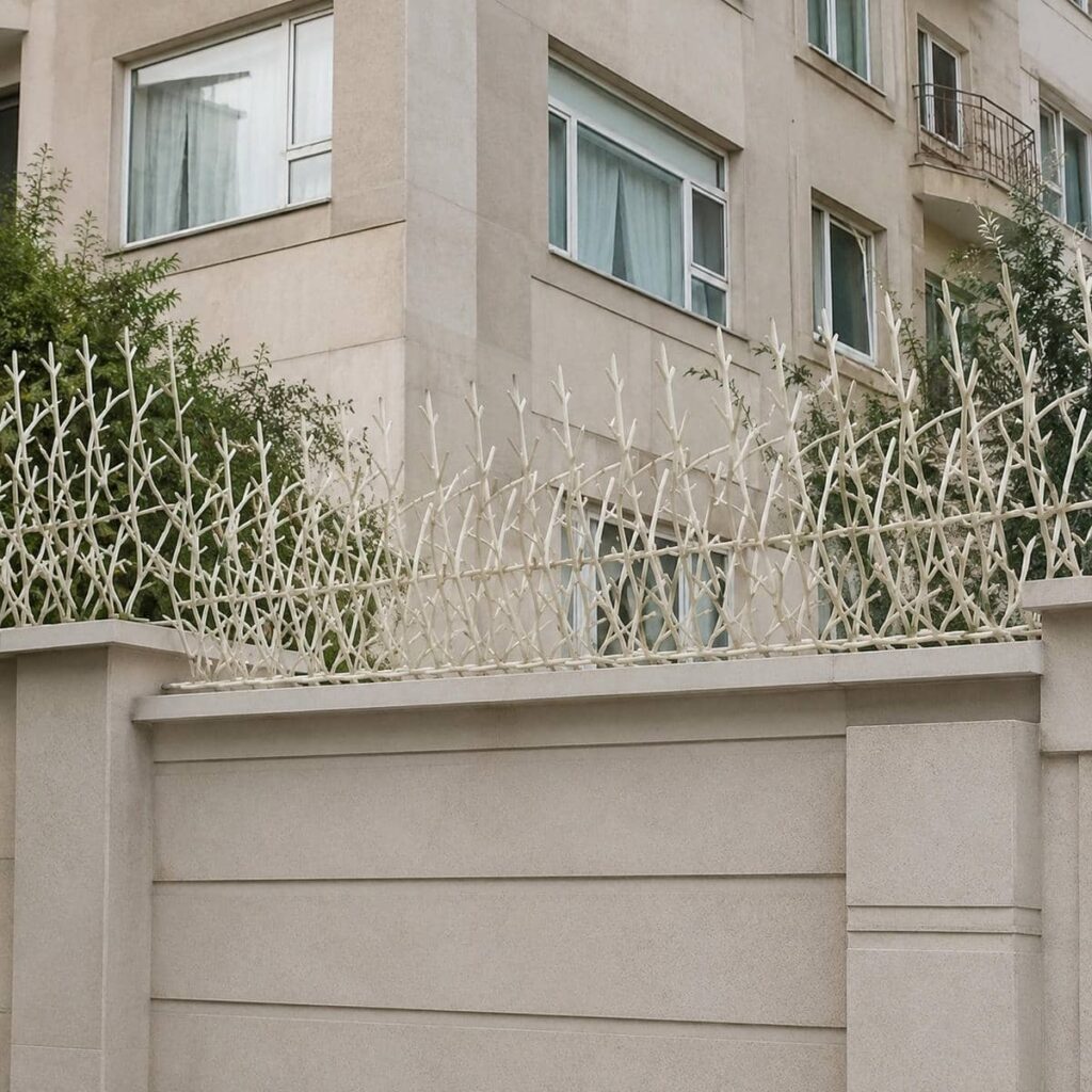 گارد روی دیوار فلزی