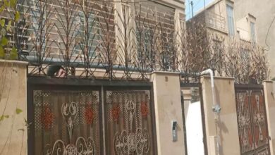 حفاظ دیوار فلزی استان خراسان شمالی با پوشش رنگی
