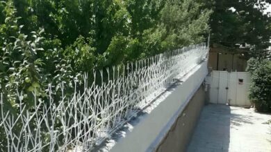 حفاظ دیوار فلزی یاسوج نمای ساختمان