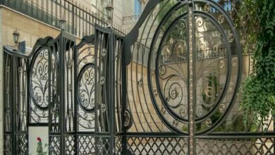 درب حیاط فلزی استان سیستان و بلوچستان ورودی ویلایی